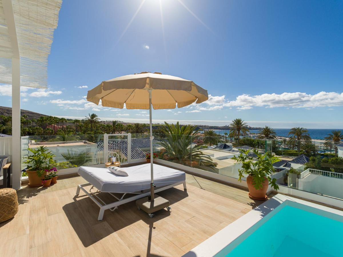 Pasitoblanco Porto Mare 7 Seaview Villa Private Heated Pool Pasito Blanco Exterior foto